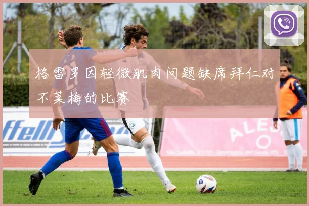 格雷罗因轻微肌肉问题缺席拜仁对不莱梅的比赛